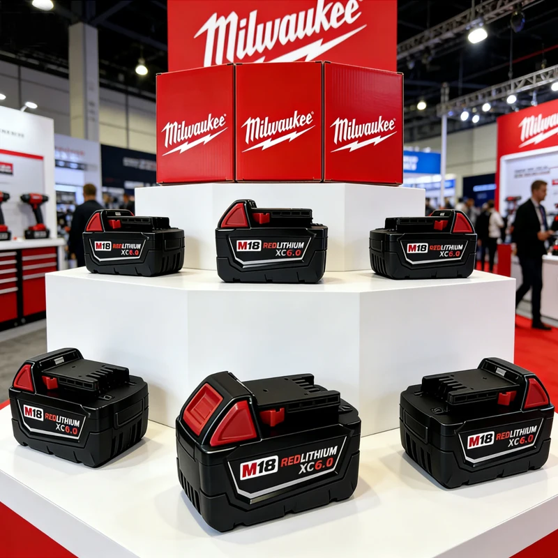 New Original M18 Milwaukee Battery 6000mAh M18B6 M18B5 Suitable for Milwaukee Power Tools Rechargeable 18V Lithium Battery 18V
New Original M18 Milwaukee Battery 6000mAh M18B6 M18B5 Suitable for Milwaukee Power Tools Rechargeable 18V Lithium Battery 18V