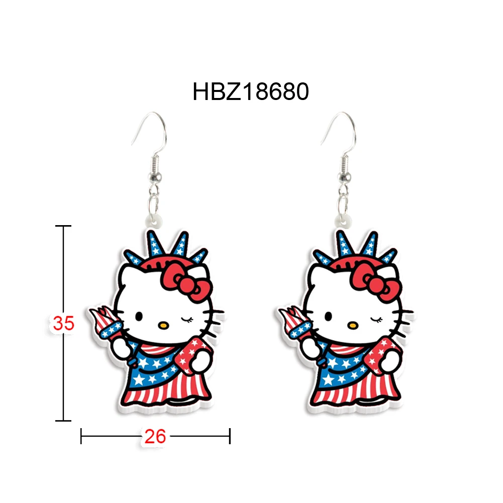 Super Sanrio Hello Kitty Cute Earring Hook Cute Pendant Earrings Girl Collection Accessories Kids Party Gift Daughter's Gift
Super Sanrio Hello Kitty Cute Earring Hook Cute Pendant Earrings Girl Collection Accessories Kids Party Gift Daughter's Gift