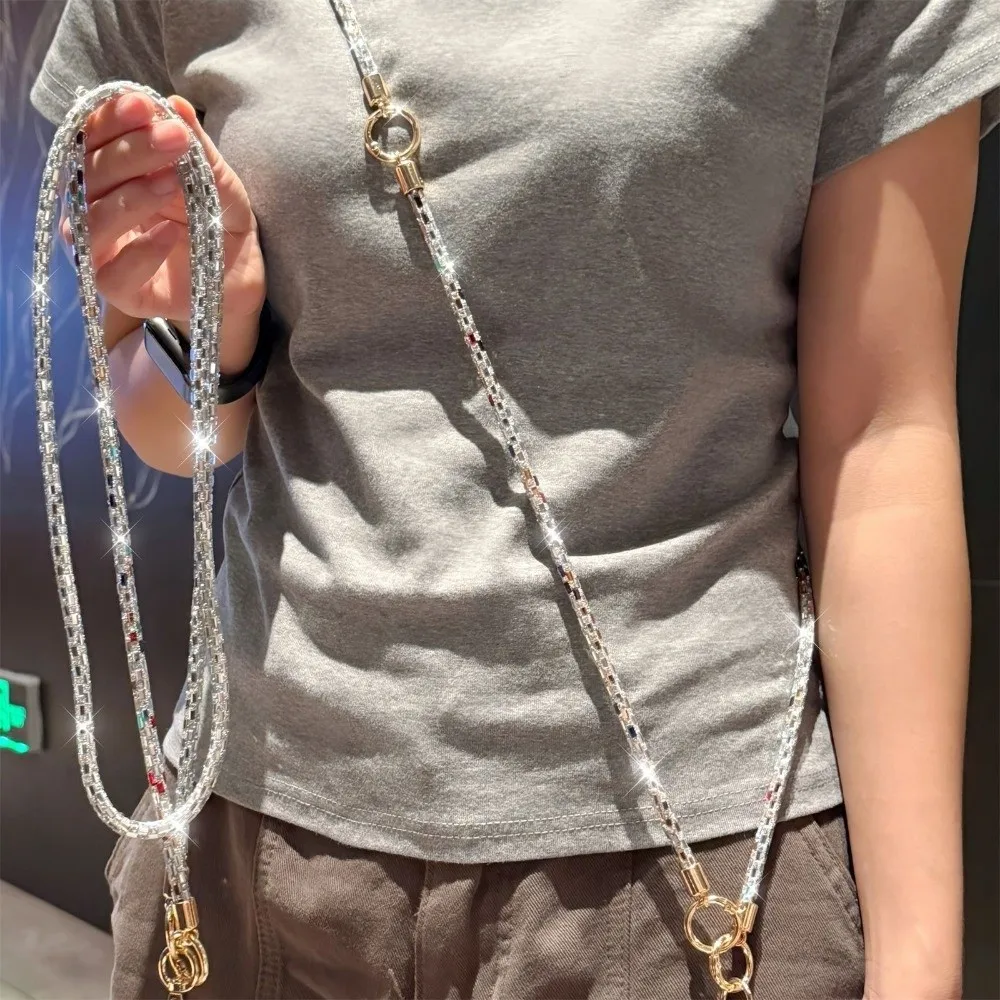 Универсальный ремешок для мобильного телефона со стразами 3-в-1, подвесной шнур через плечо, блестящий блестящий ремешок для защиты от потери шеи
Универсальный ремешок для мобильного телефона со стразами 3-в-1, подвесной шнур через плечо, блестящий блестящий ремешок для защиты от потери шеи