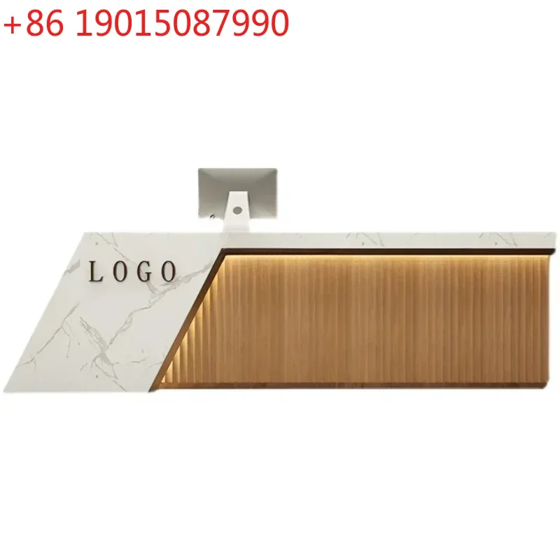 Simple Modern Beauty Health Club Bar Counter Nail Cashier Reception Desk
Simple Modern Beauty Health Club Bar Counter Nail Cashier Reception Desk