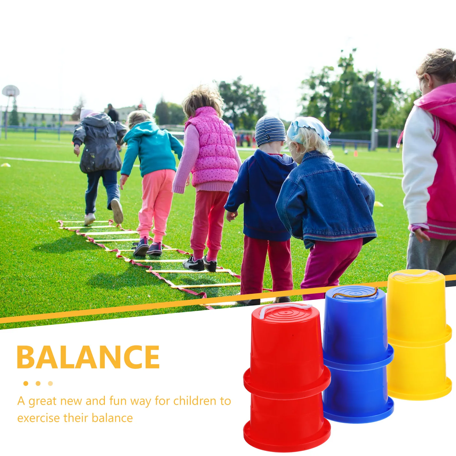 3 Pairs Sensory Training Stilts Plastic Kids Walking Buckets Jumping Toys Balance Coordination Hands
3 Pairs Sensory Training Stilts Plastic Kids Walking Buckets Jumping Toys Balance Coordination Hands
