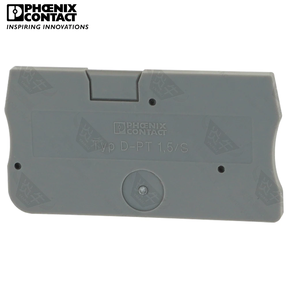 Phoenix Contact PLUG-IN Din Rail Screwless Terminal Blocks D-PT 1.5/S 3208142 Accessories End Cover For PT 1.5/S
Phoenix Contact PLUG-IN Din Rail Screwless Terminal Blocks D-PT 1.5/S 3208142 Accessories End Cover For PT 1.5/S