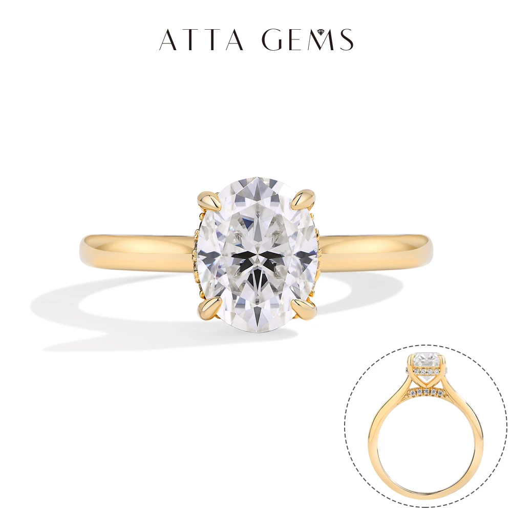 ATTAGEMS 2.0CT Oval Cut Moissanite Diamond Ring for Women Halo Ring S925 Silver Yellow Gold Plated Engagement Bride Jewelry Gift
ATTAGEMS 2.0CT Oval Cut Moissanite Diamond Ring for Women Halo Ring S925 Silver Yellow Gold Plated Engagement Bride Jewelry Gift