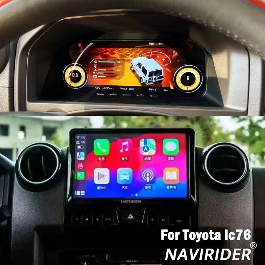 11,2-дюймовый Android GPS-радио CarPlay для Toyota Land Cruiser 70 75 76 LC70 LC75 LC76 2007-2021, комбинация автомобильного мультимедийного плеер
11,2-дюймовый Android GPS-радио CarPlay для Toyota Land Cruiser 70 75 76 LC70 LC75 LC76 2007-2021, комбинация автомобильного мультимедийного плеер