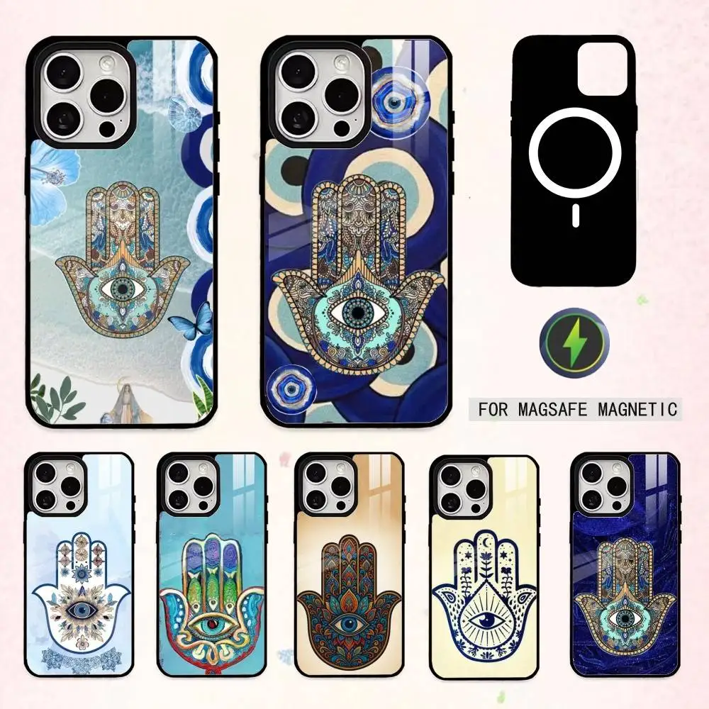 Hamsa H-Hand Of Fatima Art Phone Case For iPhone17,16,15,14,13,12,11 Plus,Pro Max Magnetic For Magsafe Wireless Charging
Hamsa H-Hand Of Fatima Art Phone Case For iPhone17,16,15,14,13,12,11 Plus,Pro Max Magnetic For Magsafe Wireless Charging