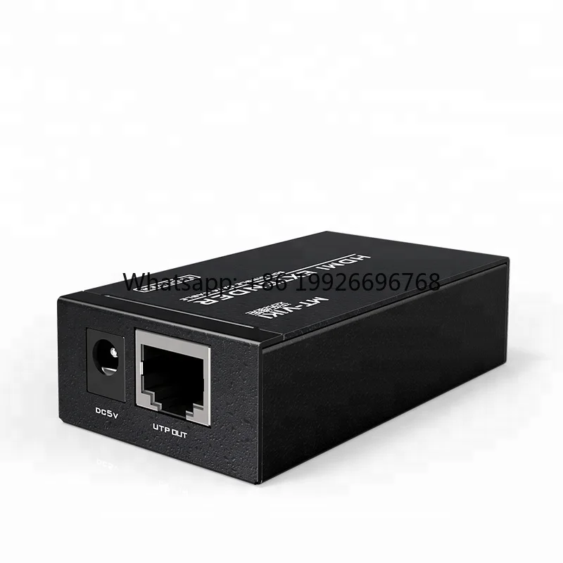 1080p HDMI Extender Over Cat5e 60m, HDMI Transmitter and Receiver + Power Adapter
1080p HDMI Extender Over Cat5e 60m, HDMI Transmitter and Receiver + Power Adapter