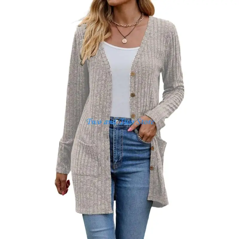 HX6F Women's Cardigan Sweater Button Down Long Sleeve Oversized Knit Cardigan Coat
HX6F Women's Cardigan Sweater Button Down Long Sleeve Oversized Knit Cardigan Coat