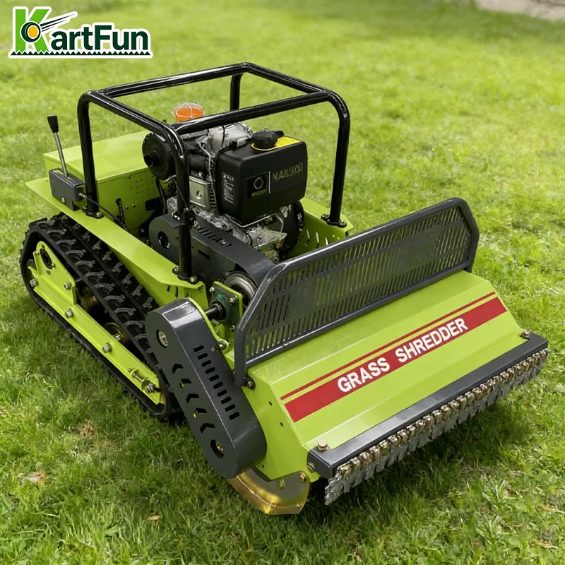 Zero Turn Remote Control Lawn Mower 196cc 800mm Cutting Path Stable Performance RC Mower for Complex Terrain Orchard
Zero Turn Remote Control Lawn Mower 196cc 800mm Cutting Path Stable Performance RC Mower for Complex Terrain Orchard