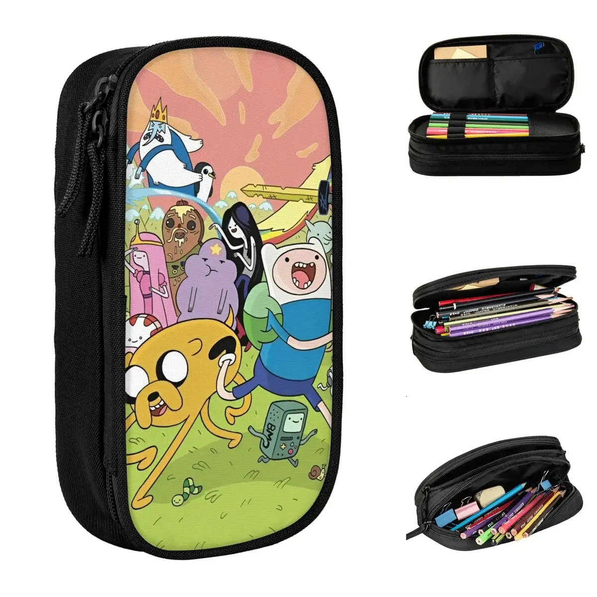 Adventures Times Pencil Case Anime Pen Pencil Bags Student Large Storage Students School Gift Pencil Pouch
Adventures Times Pencil Case Anime Pen Pencil Bags Student Large Storage Students School Gift Pencil Pouch