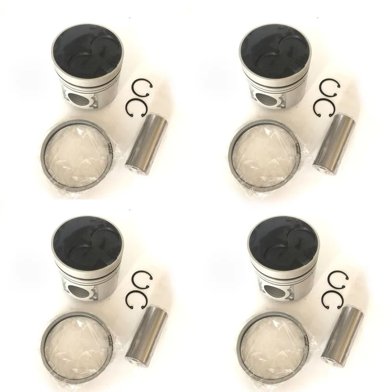 4PCS 4BD2 4BD2T Piston Kit With Ring Set for Isuzu Engine GMC NPR NQR Chevrolet 92-98
4PCS 4BD2 4BD2T Piston Kit With Ring Set for Isuzu Engine GMC NPR NQR Chevrolet 92-98