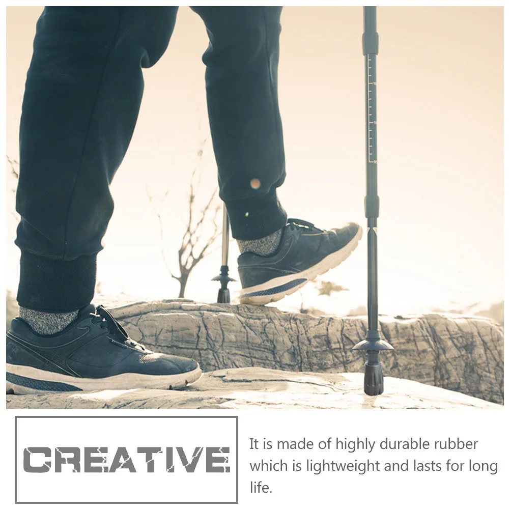 8Pcs Hiking Pole Tips Protector Rubber Foot Cover for Trekking Cane Shock-Absorbing Wear-Resistant Grip Pad for Climbing Camping
8Pcs Hiking Pole Tips Protector Rubber Foot Cover for Trekking Cane Shock-Absorbing Wear-Resistant Grip Pad for Climbing Camping