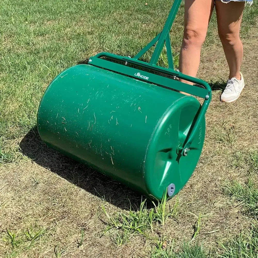 24 Inch Poly Lawn Roller - 15.8 Gallon Water Filled Sod Roller for Improved Seed Germination and Lawn Striping
24 Inch Poly Lawn Roller - 15.8 Gallon Water Filled Sod Roller for Improved Seed Germination and Lawn Striping