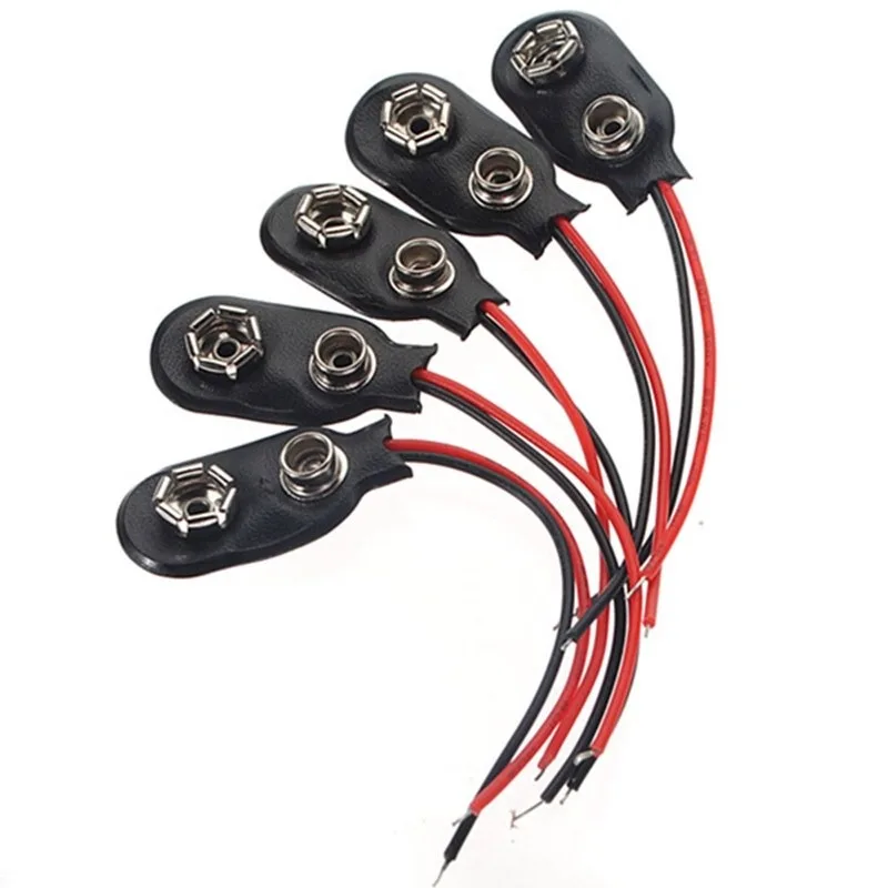 100pcs 9V Battery Clip T Type I Type Soft/hard Plastic with 15cm Black and Red Wire
100pcs 9V Battery Clip T Type I Type Soft/hard Plastic with 15cm Black and Red Wire