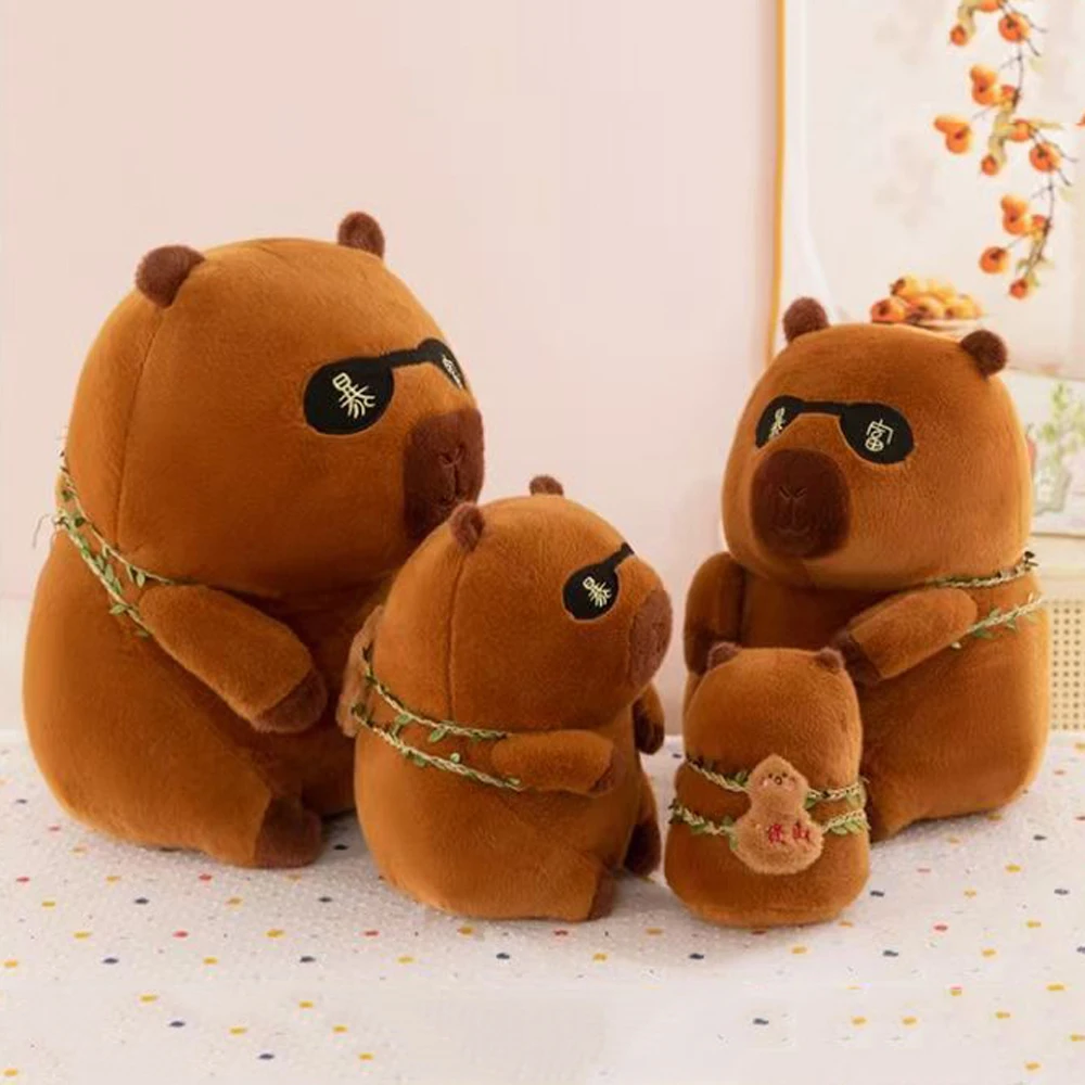 Funny To Be Rich Capybara Plush Toy Gourd Backpack Fluffy Capybara Cotton Doll Cute Brown Capybara Stuffed Doll Room Decor
Funny To Be Rich Capybara Plush Toy Gourd Backpack Fluffy Capybara Cotton Doll Cute Brown Capybara Stuffed Doll Room Decor