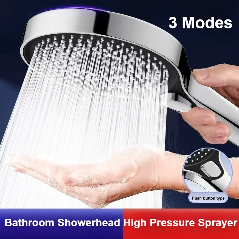 New Large Panel Pressurized Shower Head 3 Modes Water Saving Spray Nozzle Massage Rainfall Shower Bathroom Accessories
New Large Panel Pressurized Shower Head 3 Modes Water Saving Spray Nozzle Massage Rainfall Shower Bathroom Accessories