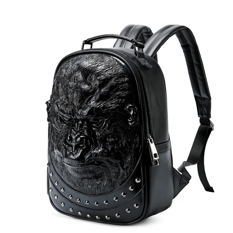 Women Men Waterproof 3D Backpacks Leather Female Travel Shoulder Bag Fashion Thicken Leather Backpacks for Girls boys School Bag
Women Men Waterproof 3D Backpacks Leather Female Travel Shoulder Bag Fashion Thicken Leather Backpacks for Girls boys School Bag