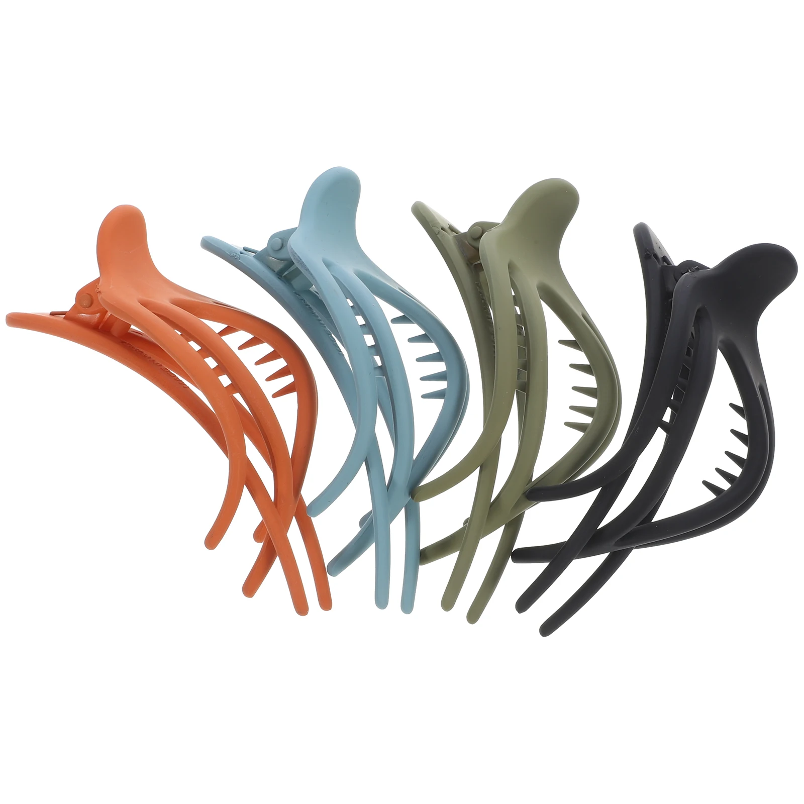 4 Pcs Frosted Claw Clips French Style Hair Barrettes for Women Sturdy PC Material Smooth Comfortable Accessories
4 Pcs Frosted Claw Clips French Style Hair Barrettes for Women Sturdy PC Material Smooth Comfortable Accessories
