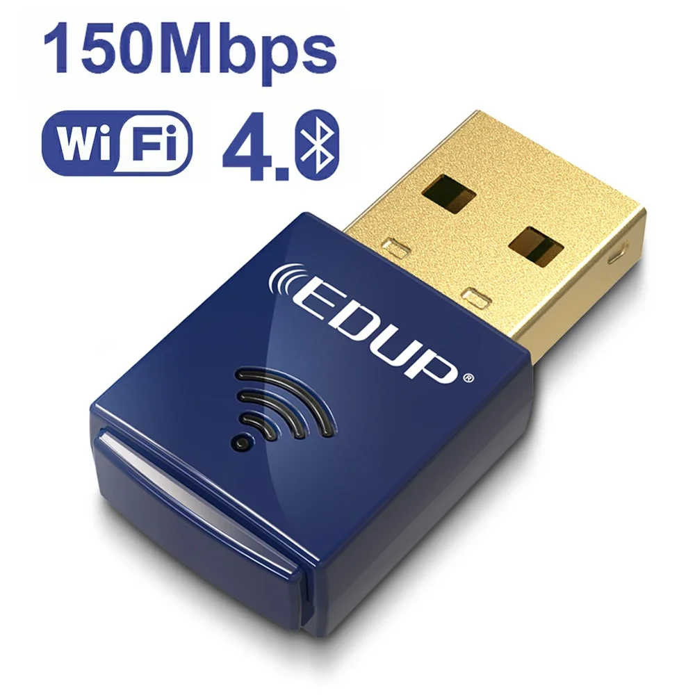 Bluetooth4.0 150M USB WIFI Adapter 2.4G Wireless Mini USB Ethernet Network Card WiFi External Receiver for Computer Peripheruls
Bluetooth4.0 150M USB WIFI Adapter 2.4G Wireless Mini USB Ethernet Network Card WiFi External Receiver for Computer Peripheruls