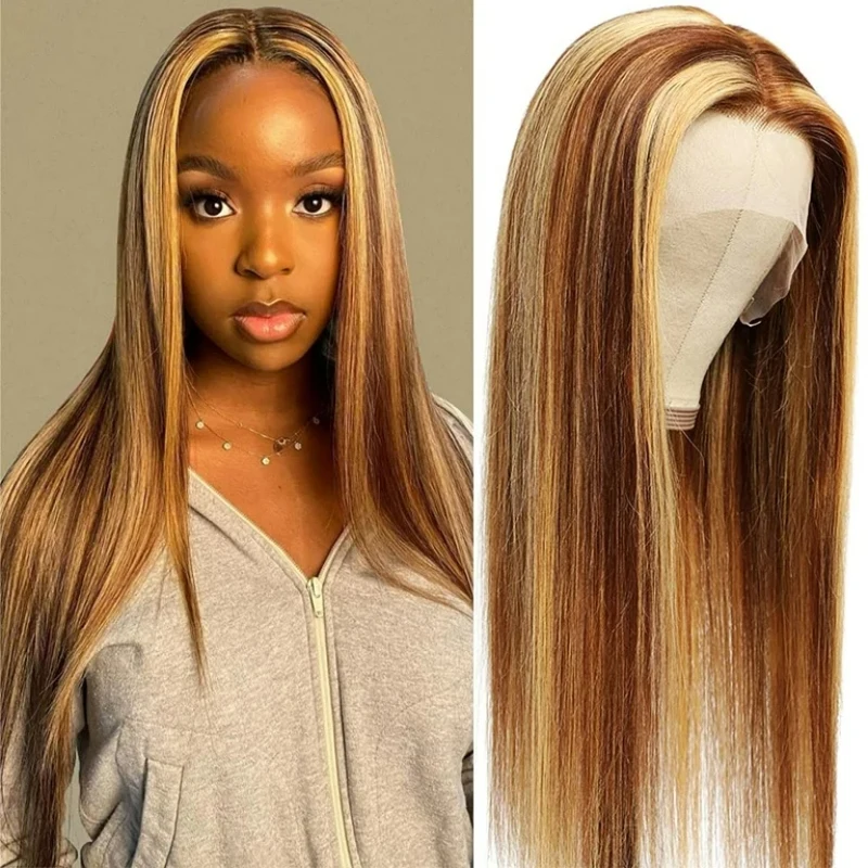 4/27 highlight straight 13x4 lace front human hair wigs 200 density pre plucked baby hair human hair lace closure wig
4/27 highlight straight 13x4 lace front human hair wigs 200 density pre plucked baby hair human hair lace closure wig