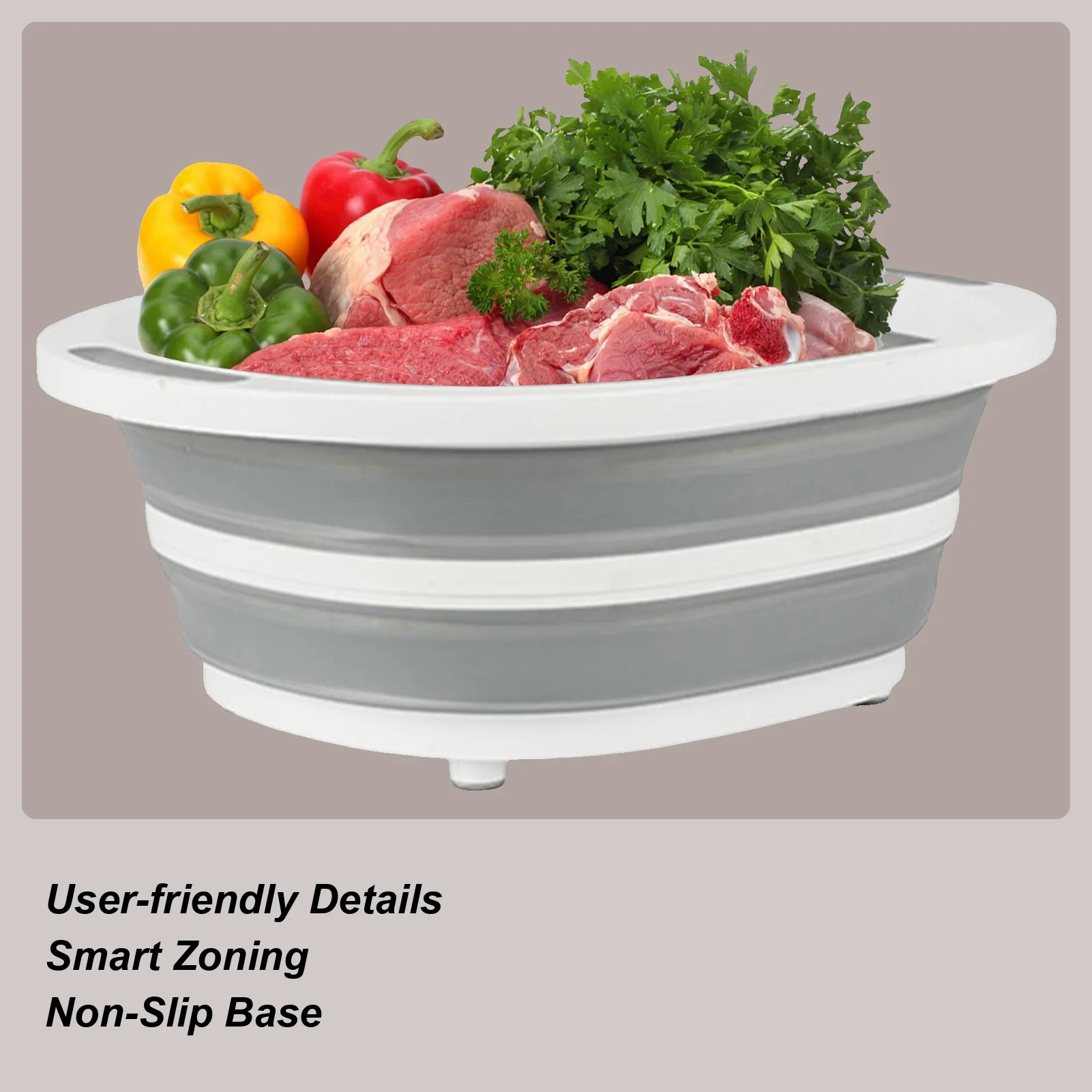 Складная разделочная доска, разделочная доска для овощей, многофункциональная дренажная корзина для мытья фруктов и риса, 9 л с крышкой для раковины, барбекю, ресторана
Складная разделочная доска, разделочная доска для овощей, многофункциональная дренажная корзина для мытья фруктов и риса, 9 л с крышкой для раковины, барбекю, ресторана