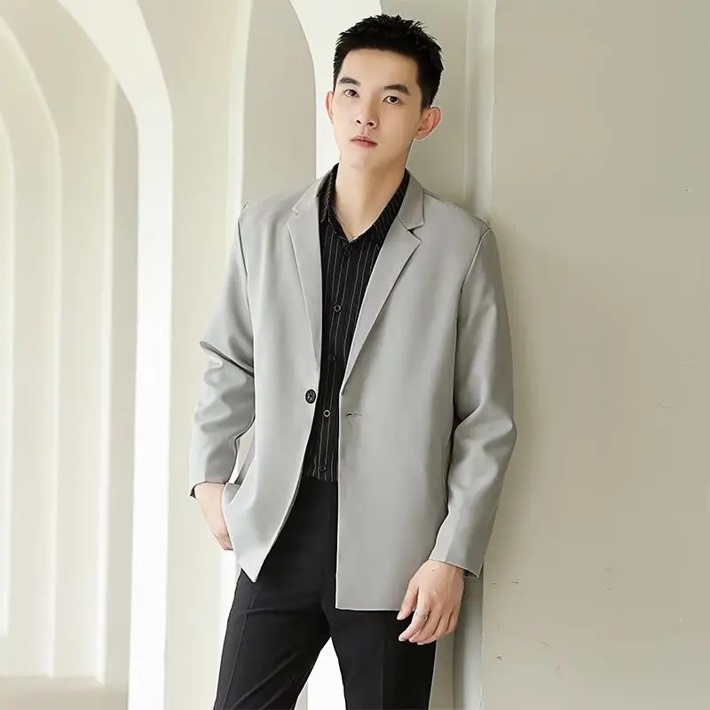 Повседневная мужская куртка Jaet Faionable Slim Fit Busin Sle, весенне-осенний топ молодежного кинотеатра Pure Color Long Sve Butto...
Повседневная мужская куртка Jaet Faionable Slim Fit Busin Sle, весенне-осенний топ молодежного кинотеатра Pure Color Long Sve Butto...