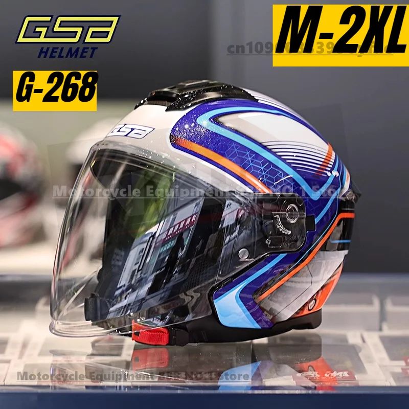 GSB G-268 Open Face Helmet GSB Capacete Motorcycle Helmet G268 Jet Scooter Motobike Half Helmets Cascos Para Moto
GSB G-268 Open Face Helmet GSB Capacete Motorcycle Helmet G268 Jet Scooter Motobike Half Helmets Cascos Para Moto