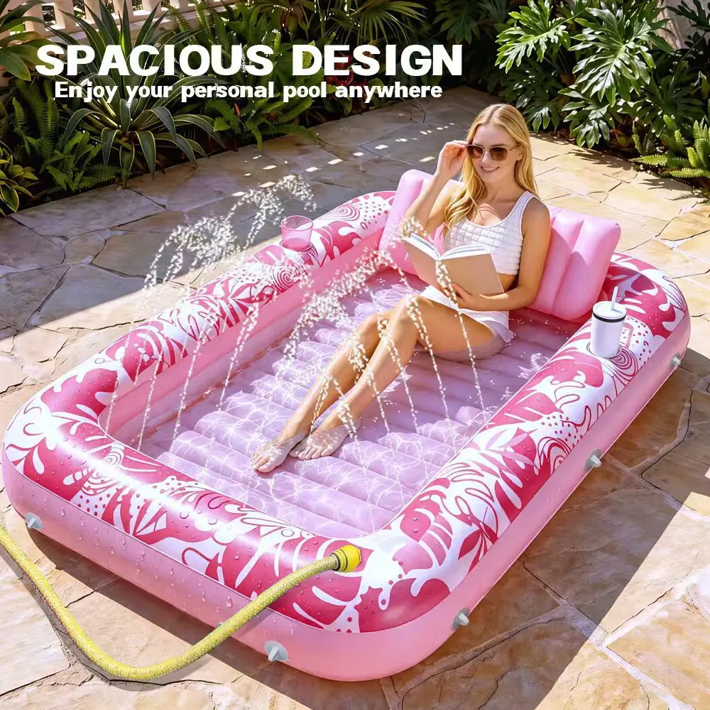 Inflatable Water Jet Pool Lounge Chair Outdoor Portable Adult Floating Bed With Backrest Summer Water Toy Pool Beach Lake Party
Inflatable Water Jet Pool Lounge Chair Outdoor Portable Adult Floating Bed With Backrest Summer Water Toy Pool Beach Lake Party