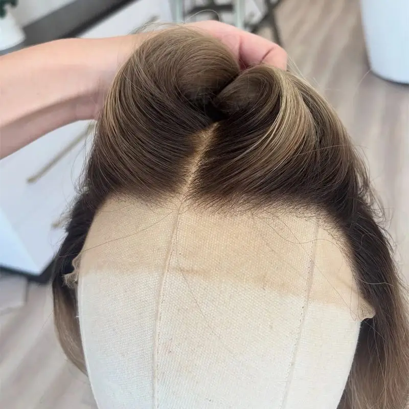 New In Ombre Ash Blonde Brown HD Synthetic Lace Front Wig 26 Inches Natural Loose Wave Wig High Quality Women's Wig Party Daily
New In Ombre Ash Blonde Brown HD Synthetic Lace Front Wig 26 Inches Natural Loose Wave Wig High Quality Women's Wig Party Daily