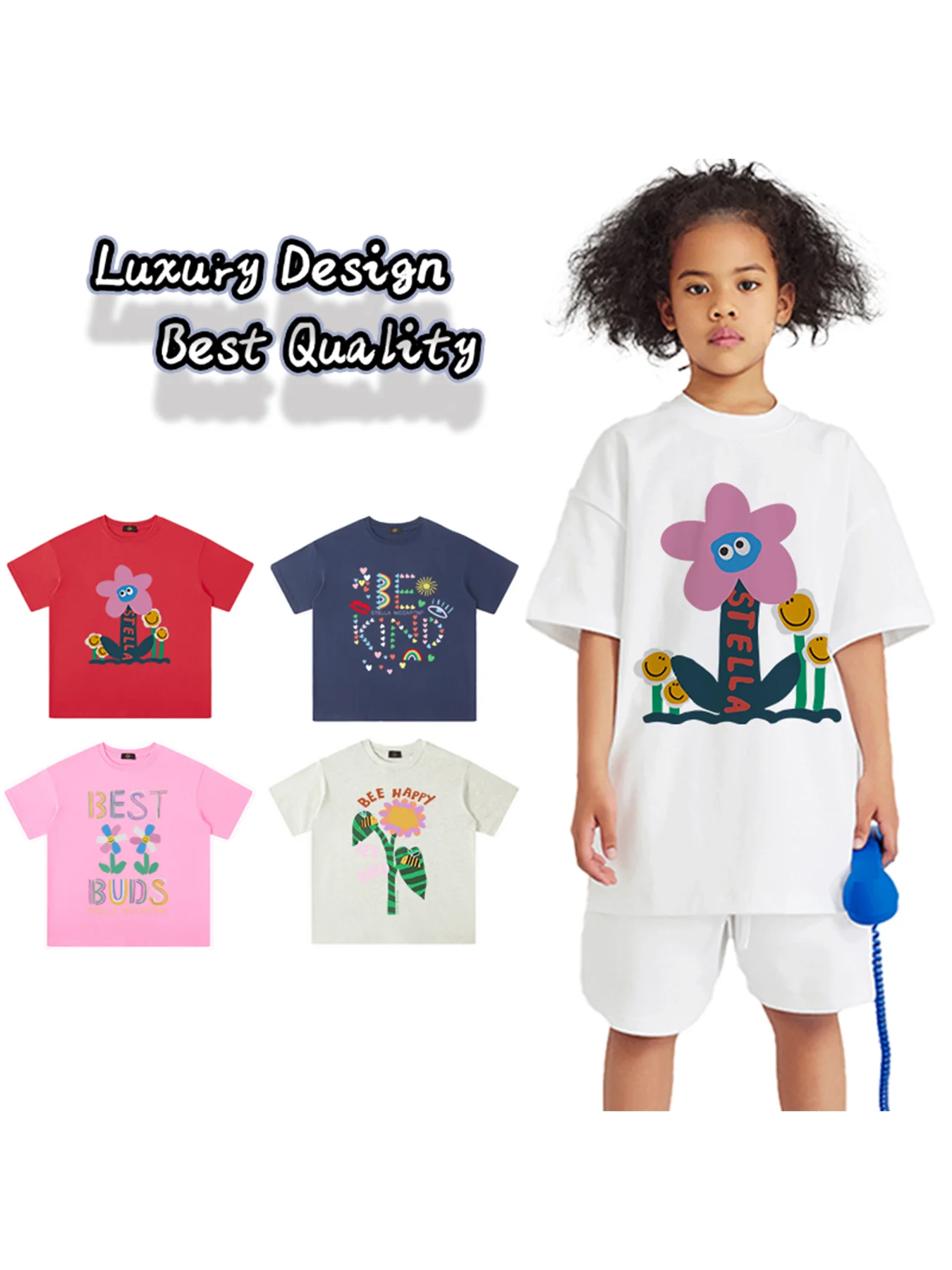 Cute Child Tees Dot Love O Neck Tops 2025 Hot sales Summer New Flower Sunflower Kids Short sleeve %100Cotton Shirt Girls T-shirt
Cute Child Tees Dot Love O Neck Tops 2025 Hot sales Summer New Flower Sunflower Kids Short sleeve %100Cotton Shirt Girls T-shirt