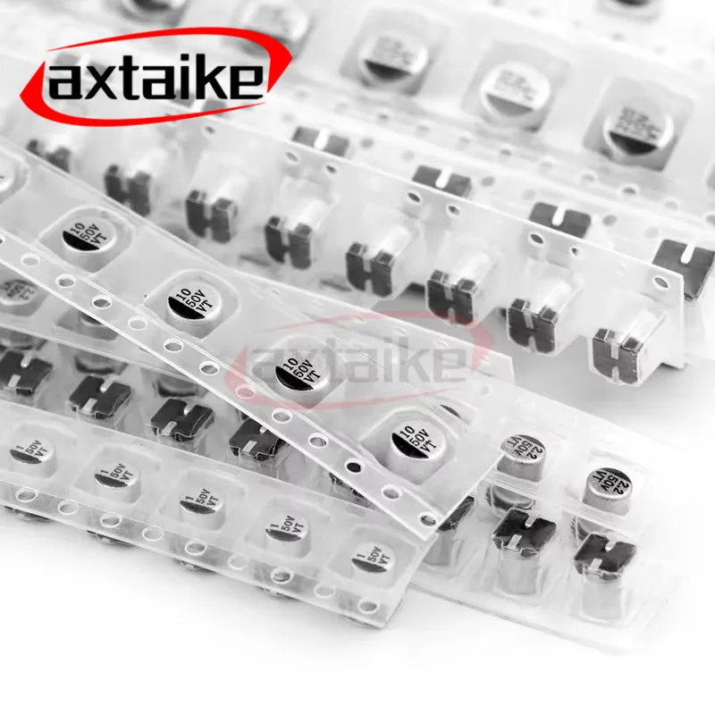 130Pcs 4.7uF~220uF 10V 16V 25V 35V 50V 13 Values 47uF 100uF 4*5.4mm 6.3*7.7mmSMD Aluminum Electrolytic Capacitors Assortment Kit
130Pcs 4.7uF~220uF 10V 16V 25V 35V 50V 13 Values 47uF 100uF 4*5.4mm 6.3*7.7mmSMD Aluminum Electrolytic Capacitors Assortment Kit