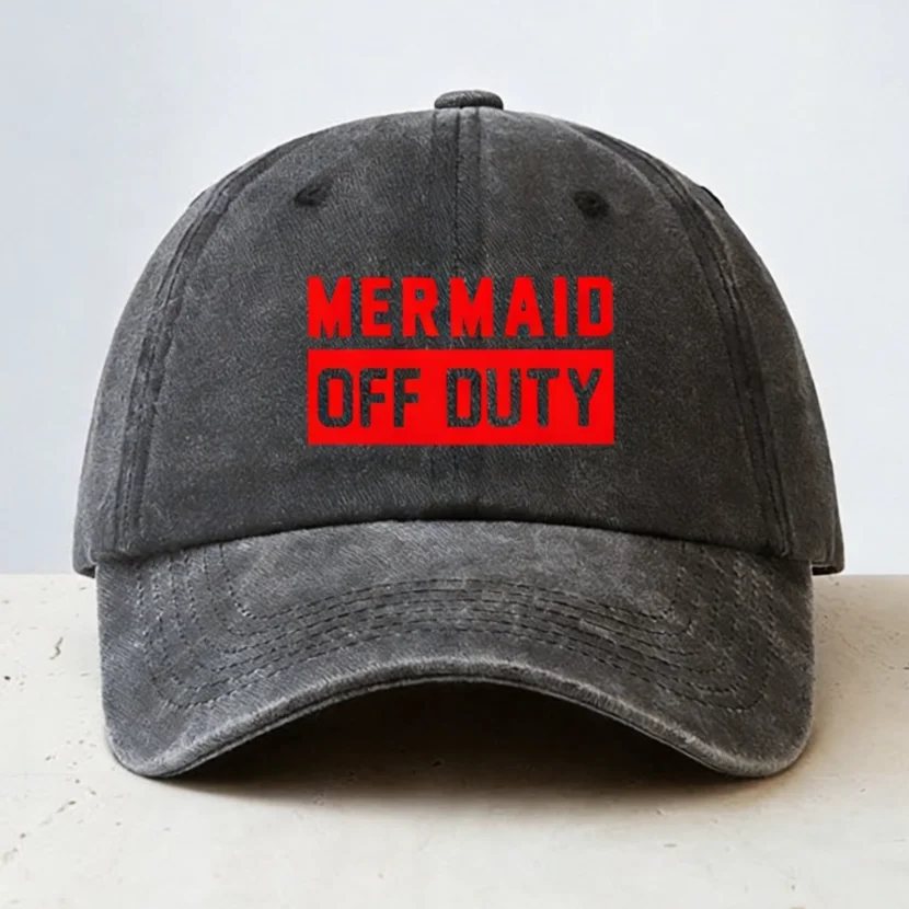 Mermaid Off Duty Baseball Cap fashion Washed Denim Hat Harajuku Women Aesthetic hip hop Snapback Hats bonnet
Mermaid Off Duty Baseball Cap fashion Washed Denim Hat Harajuku Women Aesthetic hip hop Snapback Hats bonnet