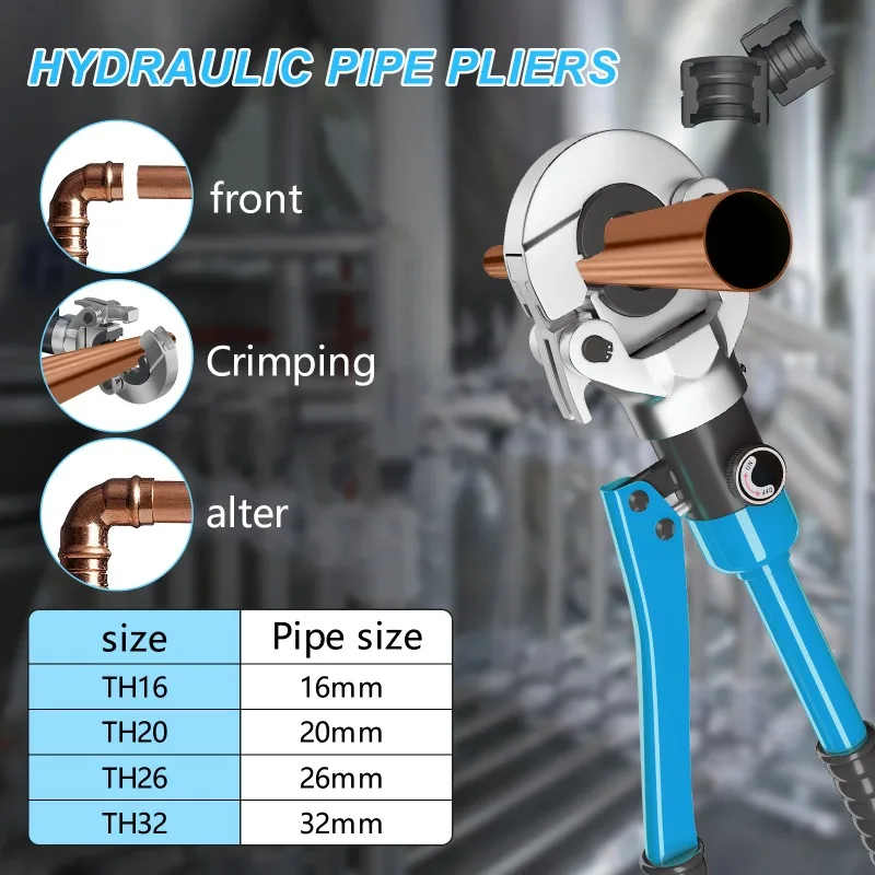 【Best Choice】Pipe Aluminum Plastic Pipe Tube Crimping Tool TH profile Jaws Floor Heating Pipe Plumbing Pressure Clamp 360 ° rot
【Best Choice】Pipe Aluminum Plastic Pipe Tube Crimping Tool TH profile Jaws Floor Heating Pipe Plumbing Pressure Clamp 360 ° rot