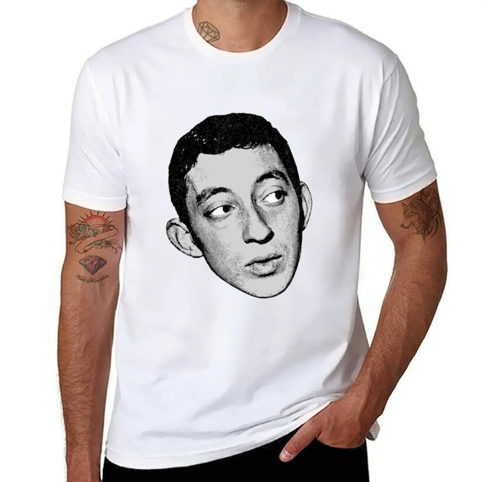 Serge Gainsbourg T-Shirt t shirts with prints graphic t shirts for man cotton tshirt 100% T-shirt
Serge Gainsbourg T-Shirt t shirts with prints graphic t shirts for man cotton tshirt 100% T-shirt
