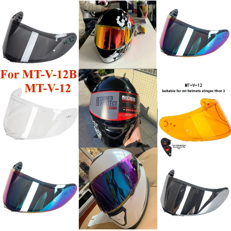 CCUUD Fit for MT Helmet Lenses MT-V-12 Lenses MT-V-12B Lenses ,Motorcycle Helmet Accessories
CCUUD Fit for MT Helmet Lenses MT-V-12 Lenses MT-V-12B Lenses ,Motorcycle Helmet Accessories
