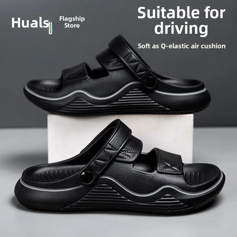 Men's Summer Slip-On Sports Thick Bottom Driving Dual-Purpose Casual Beach Sandals Anti-Slip Comfortable EVA Flat Slippers
Men's Summer Slip-On Sports Thick Bottom Driving Dual-Purpose Casual Beach Sandals Anti-Slip Comfortable EVA Flat Slippers