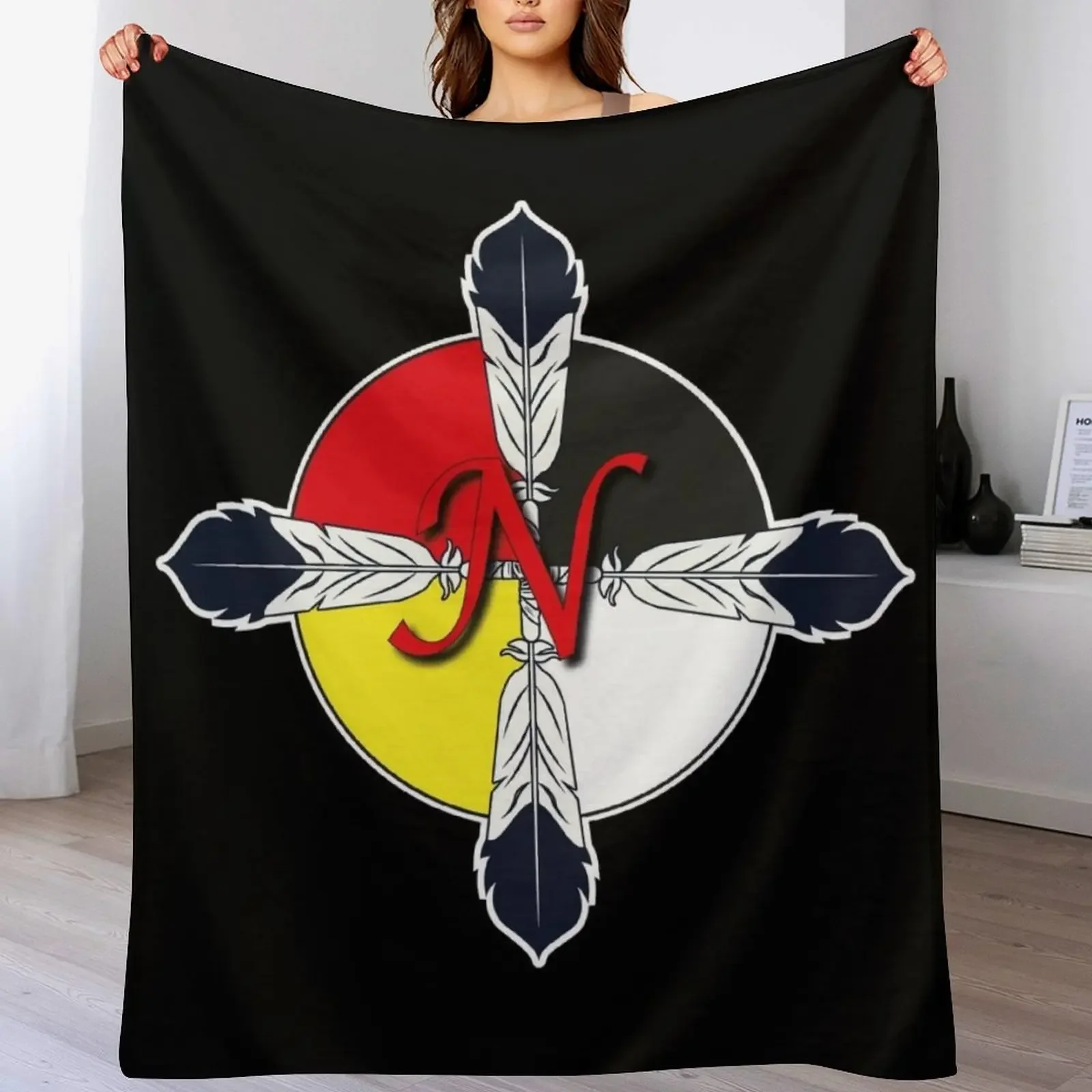 New Native American Medicine Wheel Throw Blanket Luxurious Soft Fuzzy Blanket for Sofa Bed
New Native American Medicine Wheel Throw Blanket Luxurious Soft Fuzzy Blanket for Sofa Bed