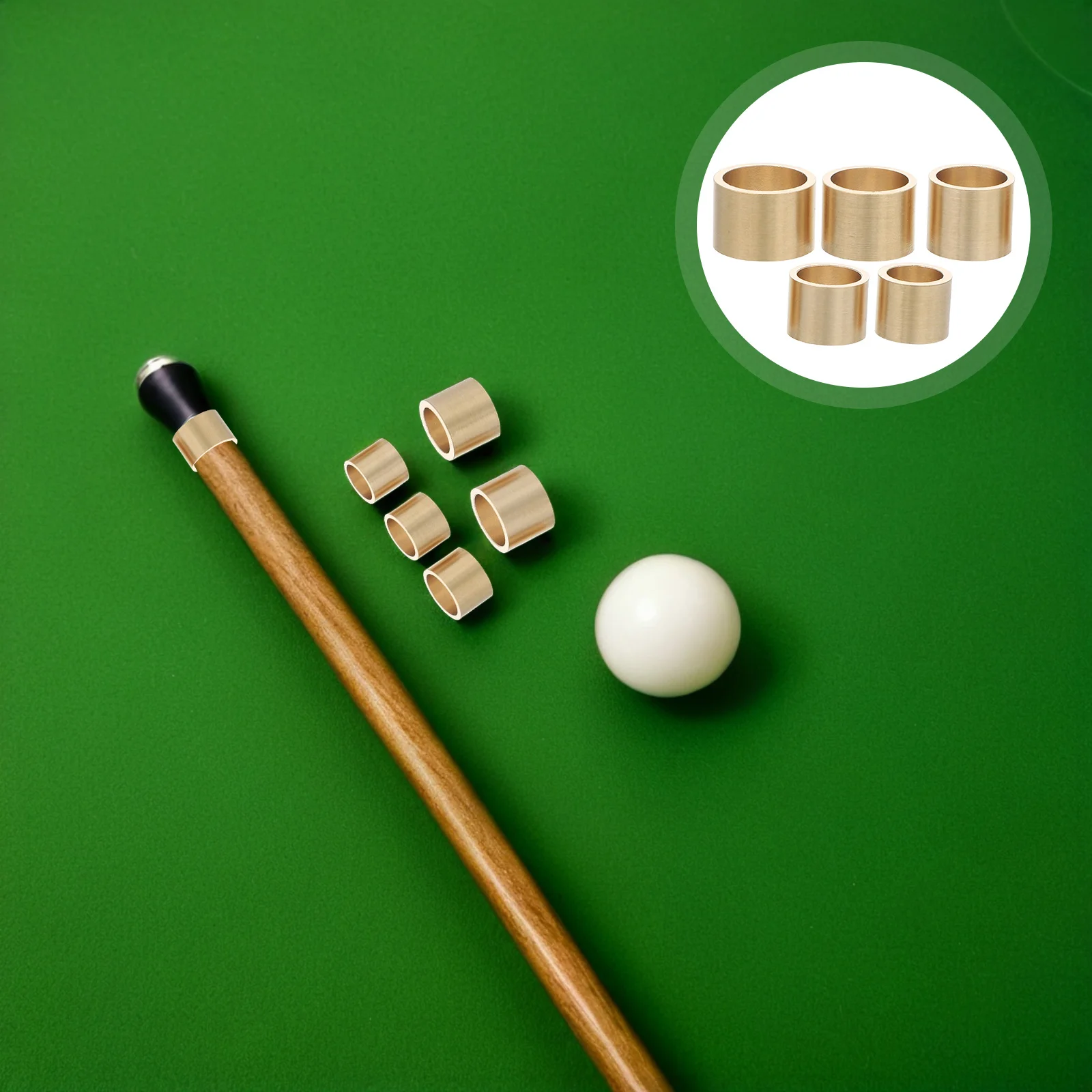 10pcs Brass Ferrule For Pool Cue Tips Replacement Copper Joint Repair Kit Precision Control Tip Protection - Billiard
10pcs Brass Ferrule For Pool Cue Tips Replacement Copper Joint Repair Kit Precision Control Tip Protection - Billiard