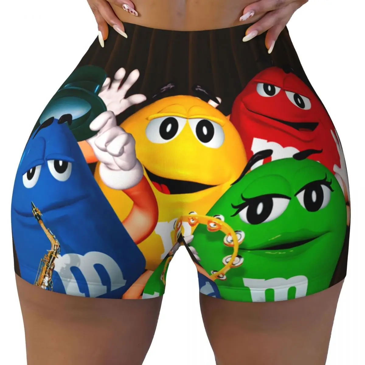 Пользовательские M&M's Chocolate Candy Meme Волейбольные байкерские шорты для тренировок Женские спортивные шорты для йоги в тренажерном зале
Пользовательские M&M's Chocolate Candy Meme Волейбольные байкерские шорты для тренировок Женские спортивные шорты для йоги в тренажерном зале