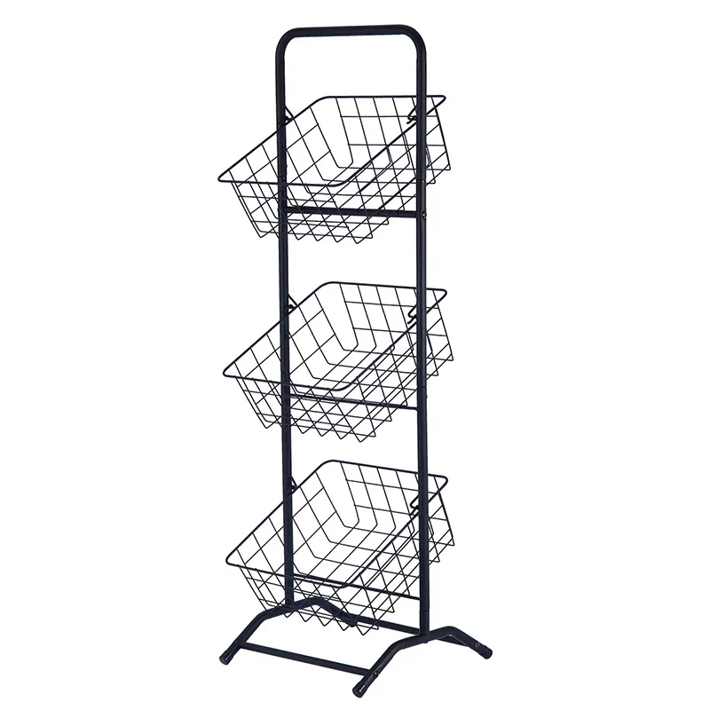 Черная трехэтажная кухонная корзина для хранения, бытовая корзина для хранения фруктов и овощей
Черная трехэтажная кухонная корзина для хранения, бытовая корзина для хранения фруктов и овощей
