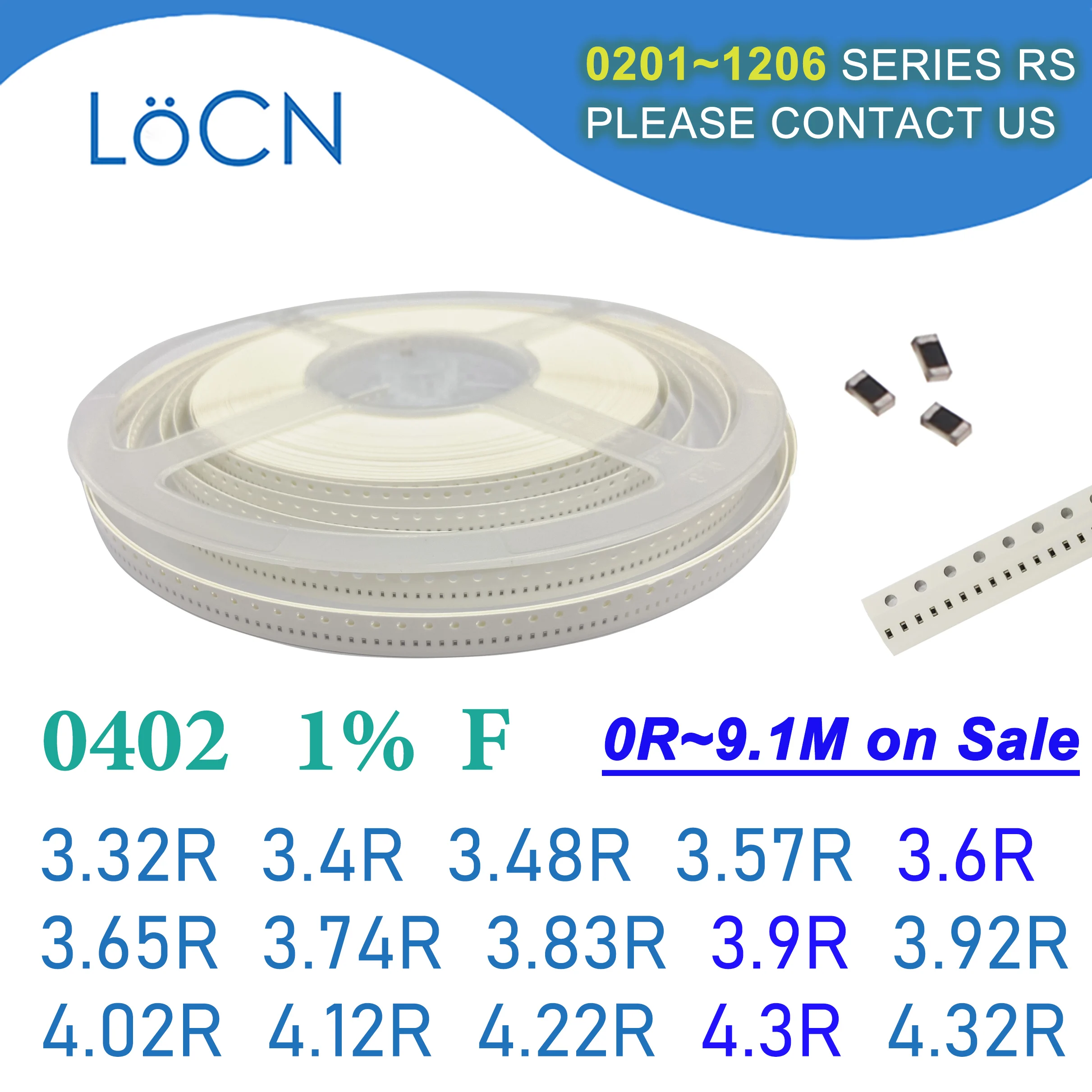 0402 1% 10000 шт. SMD резистор F 3.32R 3.4R 3.48R 3.57R 3.6R 3.65R 3.74R 3.83R 3.9R 3.92R 4.02R 4.12R 4.22R 4.3R 4.32R 1005 Ом
0402 1% 10000 шт. SMD резистор F 3.32R 3.4R 3.48R 3.57R 3.6R 3.65R 3.74R 3.83R 3.9R 3.92R 4.02R 4.12R 4.22R 4.3R 4.32R 1005 Ом