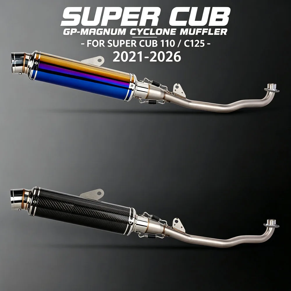 Motorcycle Exhaust Full System Escape 51MM Manifold GP-89 Muffler For Honda Supercub110 Super CUB 110 pro/lite/pro lite 2021-26
Motorcycle Exhaust Full System Escape 51MM Manifold GP-89 Muffler For Honda Supercub110 Super CUB 110 pro/lite/pro lite 2021-26