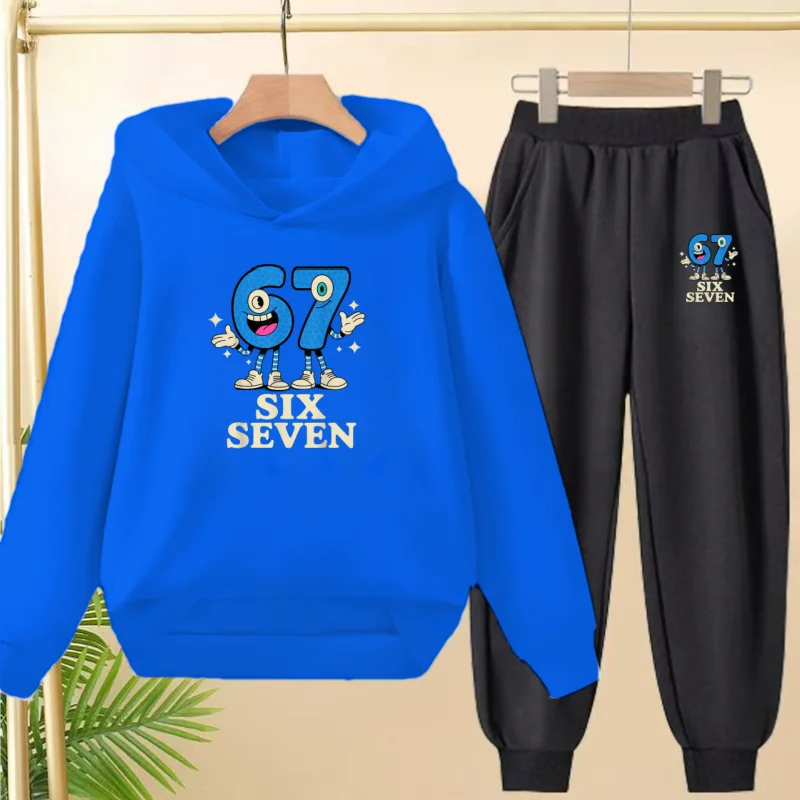 67 Charming Digital Cartoon Print Six Seven Clothing Girl Boy Hooded Sweatshirt Children Fashion Tops+Sports pant Sweatshirt Set
67 Charming Digital Cartoon Print Six Seven Clothing Girl Boy Hooded Sweatshirt Children Fashion Tops+Sports pant Sweatshirt Set