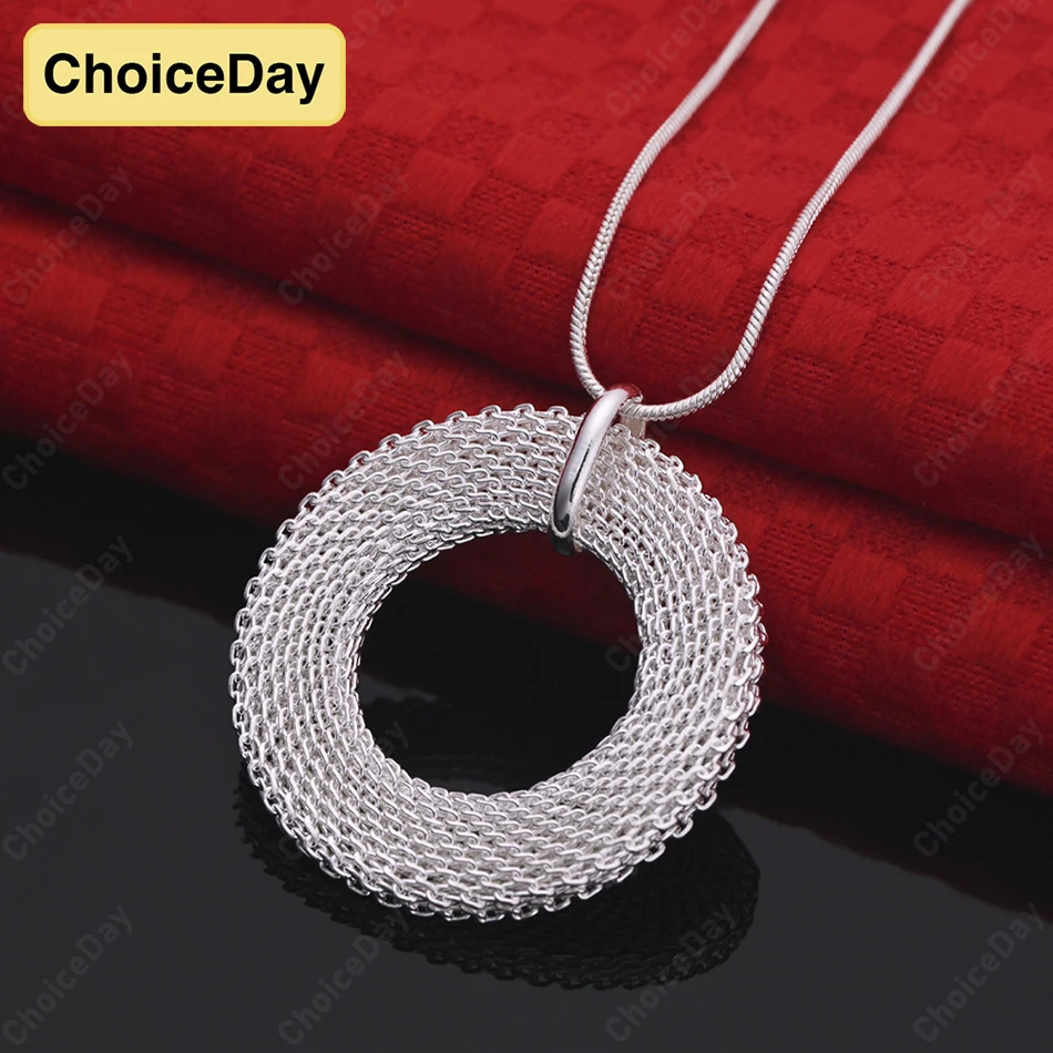 ChoiceDay 925 Sterling Silver Delicate Braided Round Pendant Necklace for Women Party Jewelry Accessories Gift Wedding
ChoiceDay 925 Sterling Silver Delicate Braided Round Pendant Necklace for Women Party Jewelry Accessories Gift Wedding