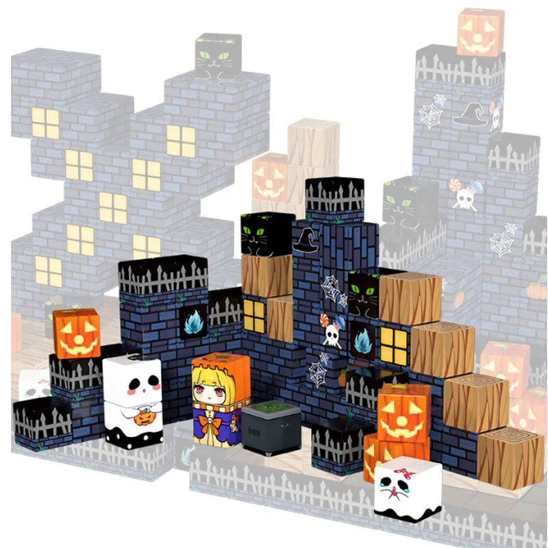 Новинка 2025, магнитные блоки на Хэллоуин, магнитные строительные блоки, подарок на Хэллоуин для детей, праздничные украшения
Новинка 2025, магнитные блоки на Хэллоуин, магнитные строительные блоки, подарок на Хэллоуин для детей, праздничные украшения