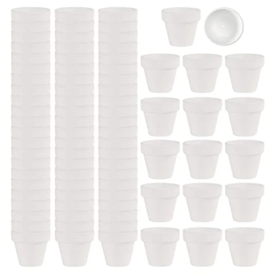 80 Pcs Small Mini Clay Pots 2.1'' Pot Clay Ceramic Pottery Planter Cactus Flower Pots Succulent Nursery Pots- Great for Window
80 Pcs Small Mini Clay Pots 2.1'' Pot Clay Ceramic Pottery Planter Cactus Flower Pots Succulent Nursery Pots- Great for Window