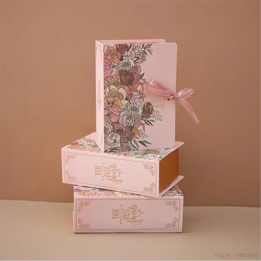 20pcs Creative Book Shape Gift Box Wedding Kraft Paper DIY gift Candy Box Cute Party Supplies Decor Box With Ribbon
20pcs Creative Book Shape Gift Box Wedding Kraft Paper DIY gift Candy Box Cute Party Supplies Decor Box With Ribbon