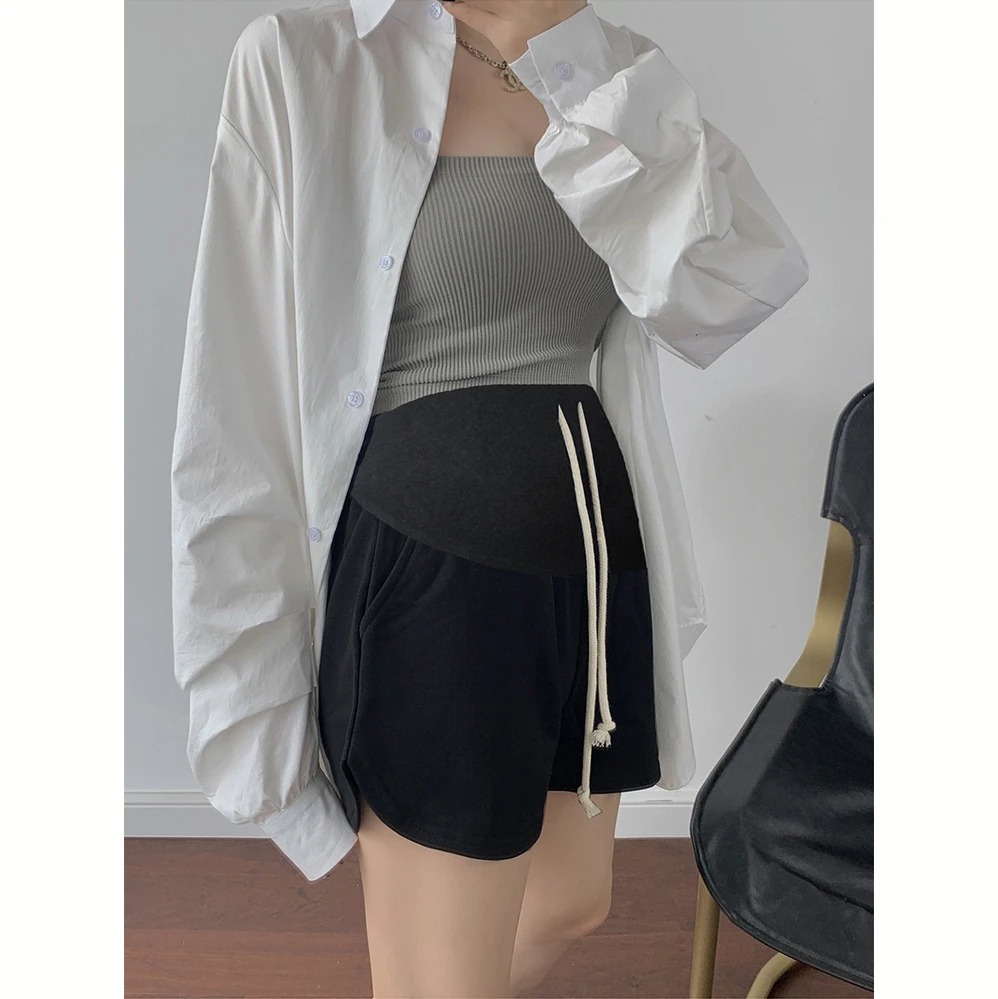 Summer Drawstring Waist Shorts for Maternity Thin Short Pregnancy Sweatpants with Pocket Casual Loose Pregnant Women's Trousers
Summer Drawstring Waist Shorts for Maternity Thin Short Pregnancy Sweatpants with Pocket Casual Loose Pregnant Women's Trousers
