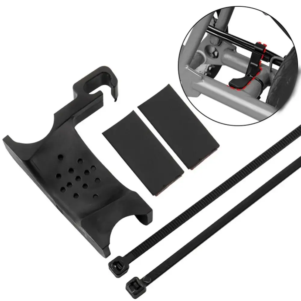 Prevents Loosening Folding Bike Stop Block Non-Slip Durable Bike Frame Stabiliser Universal Bike Frame Protection for Brompton
Prevents Loosening Folding Bike Stop Block Non-Slip Durable Bike Frame Stabiliser Universal Bike Frame Protection for Brompton