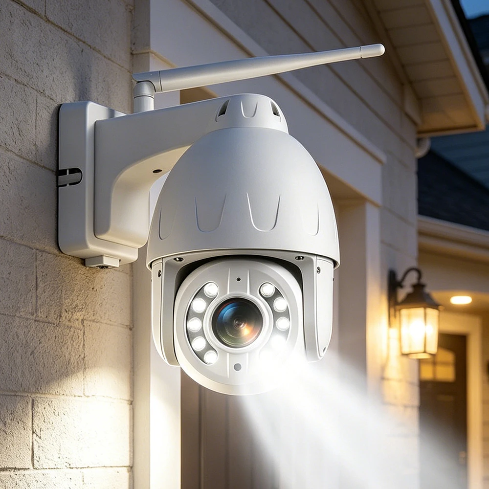 5MP 5X 10X Optical Zoom PTZ IP Camera Outdoor Auto Tracking Speed Dome 2.4/5G Wifi Security Camera Color Night Security Cameras
5MP 5X 10X Optical Zoom PTZ IP Camera Outdoor Auto Tracking Speed Dome 2.4/5G Wifi Security Camera Color Night Security Cameras