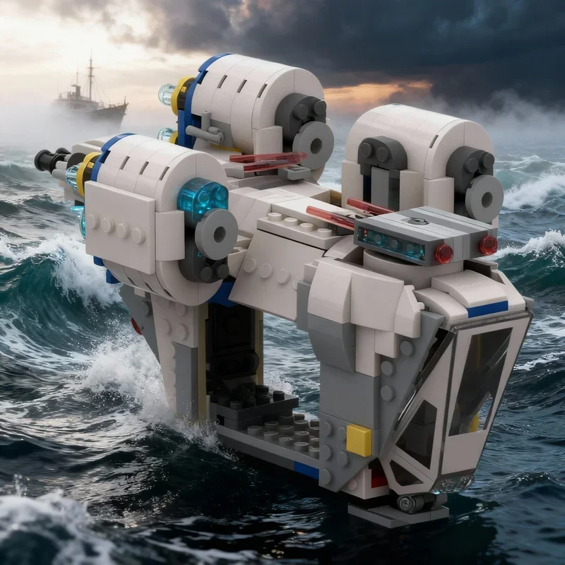 278pcs MOC Star Battle Rebel Dropship U Wing Concept Art Alt Model Building Blocks Construction festival Gifts Toy Brick
278pcs MOC Star Battle Rebel Dropship U Wing Concept Art Alt Model Building Blocks Construction festival Gifts Toy Brick